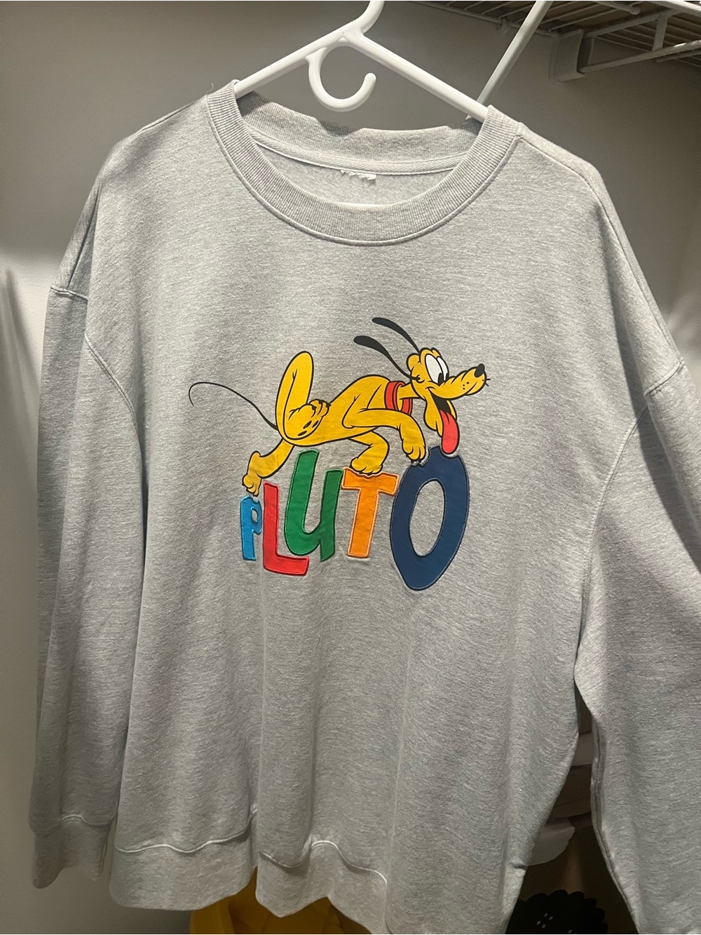 Kids Pluto Graphic Sweatshirt - Light Gray